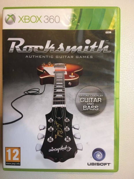 Rocksmith eredeti Xbox 360 jtk, kbel nincs hozz