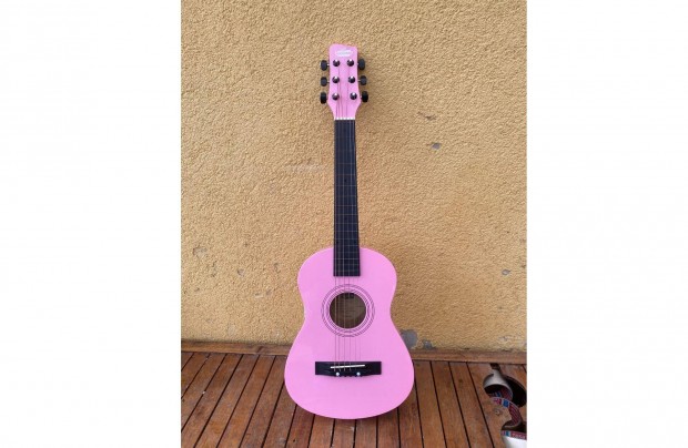 Rockstar 1/2 Gyakorl Gitr Kislnynak Rzsaszn Pink