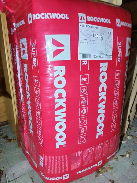 Rockwool Multirock Super 15 cm kzetgyapot lemez, bontatlan csomag