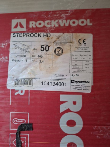 Rockwool steprock hd 50mm kzetgyapot