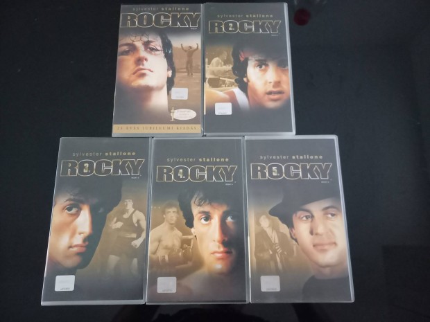 Rocky 1-5  VHS kazetta