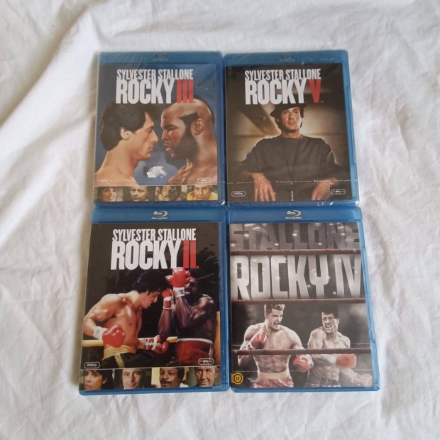 Rocky Blu ray magyar kiadás. 2.3.4.5 rész !