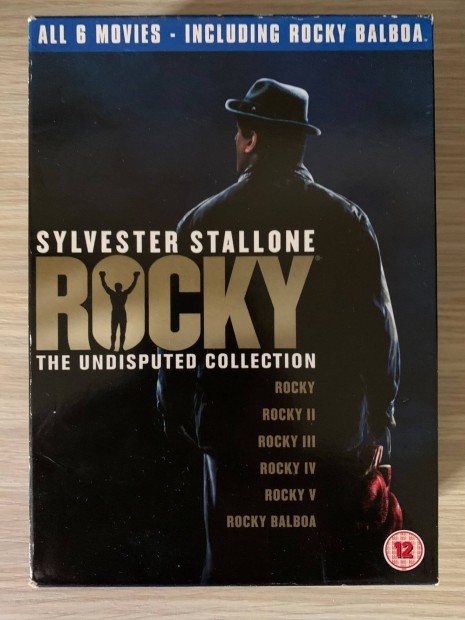 Rocky, 6 lemezes, angol nyelv DVD gyjtemny