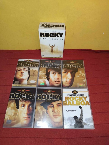 Rocky gyűjtemény (Rocky 1-5. - 5 DVD) (magyar felírattal, doboza sérü
