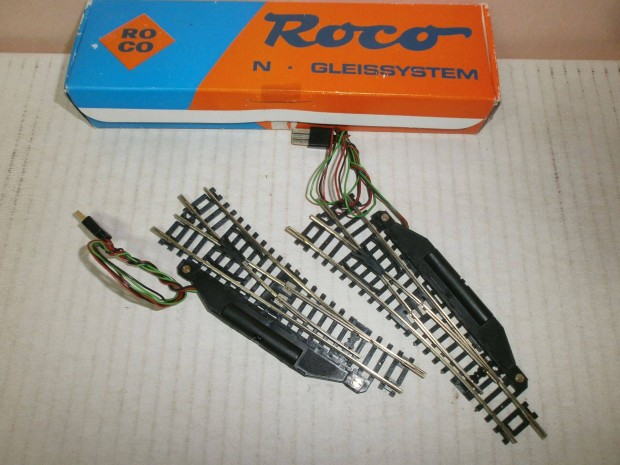 Roco - elektromos váltók N(1:160) L+R -rövídeb - pár ( N-9)