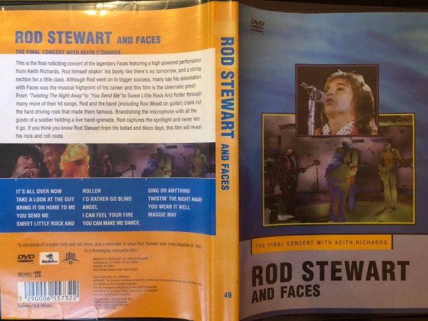 Rod Stewart And Faces The Final Concert with Keith Richards DVD
