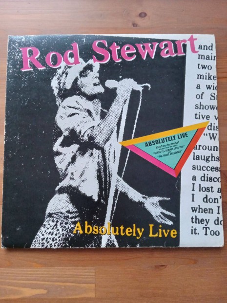 Rod Stewart - Absolutely Live dupla lp