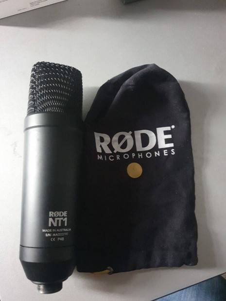 Rode NT1 nagymembrnos kondeztor mikrofon