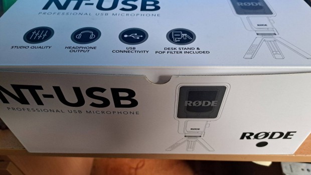 Rode NT-USB kondenztor stdi mikrofon