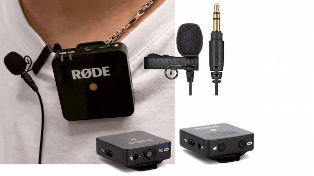 Rode Wireless GO II - 2 ad + vev + 1 Rode Lavalier GO Black