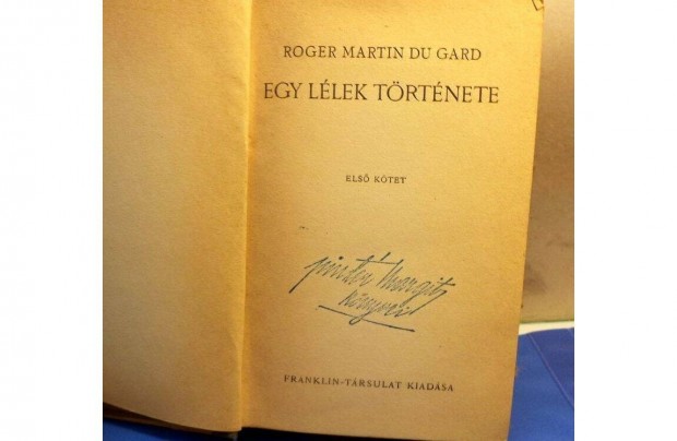 Roger Martin Du Gard: Egy llek trtnete