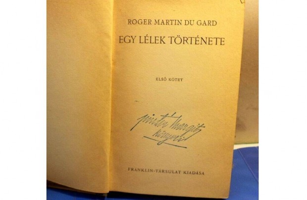 Roger Martin Du Gard: Egy llek trtnete