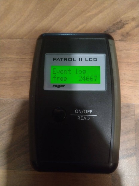Roger Patrol II LCD security biztonsgtechnika rjrat ellenrz