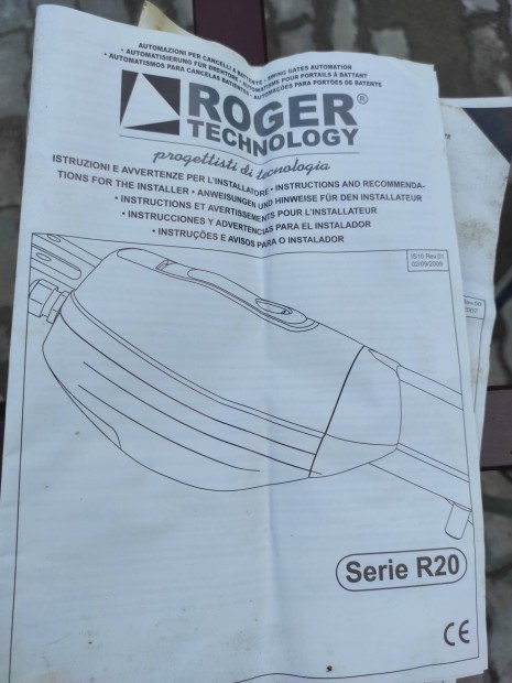 Roger Technology R20 Elektromos kapunyit