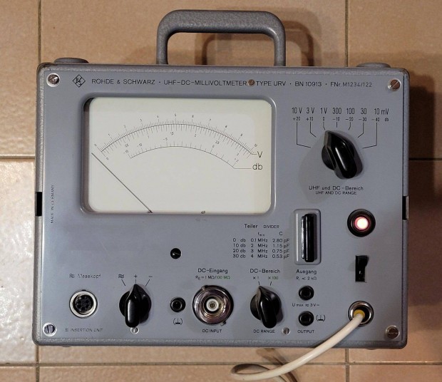 Rohde & Schwarz URV millivoltmr elad - BN 10913