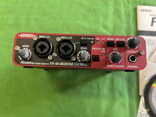 Roland Edirol Fa 66 Firewire Audi Interfsz