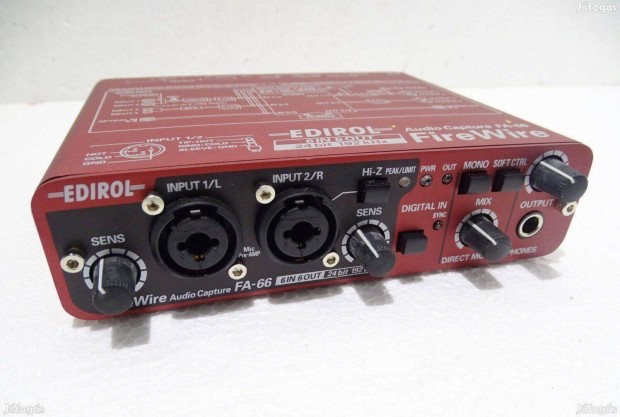 Roland Fa-66 audio interface hangkrtya mikrofon erst hangzsjavt
