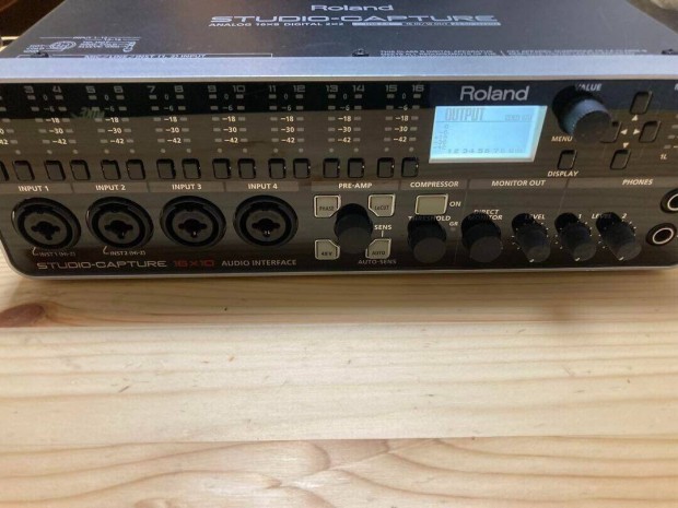 Roland UA-1610 Studio Capture profi stúdió usb hangkártya
