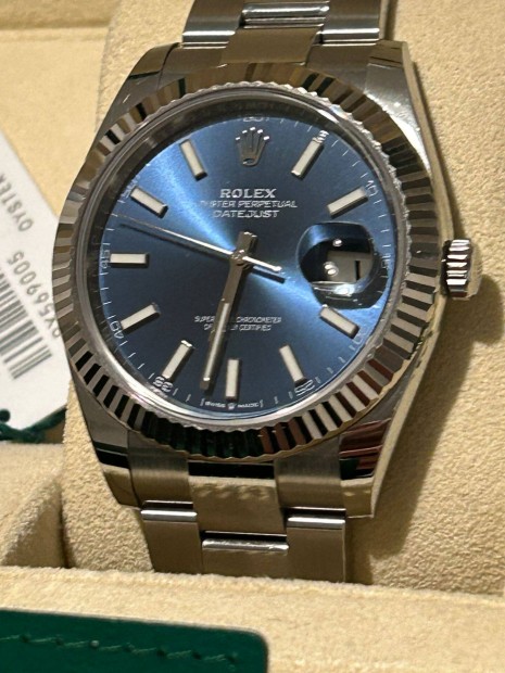 Rolex Datejust 41,garancis,full szett./126334/