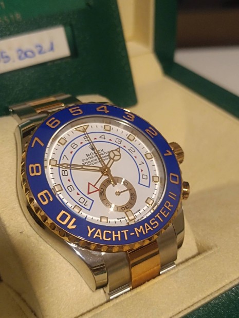 Rolex Yachtmaster2   44- mm arany-acel.Az ra j hordatlan!