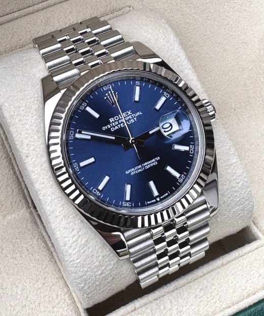 Rolex datejust 41 blue