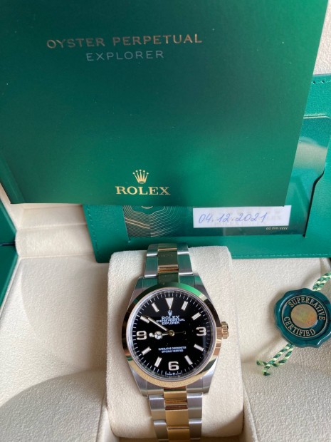 Rolex explorer 36 mm bicolor