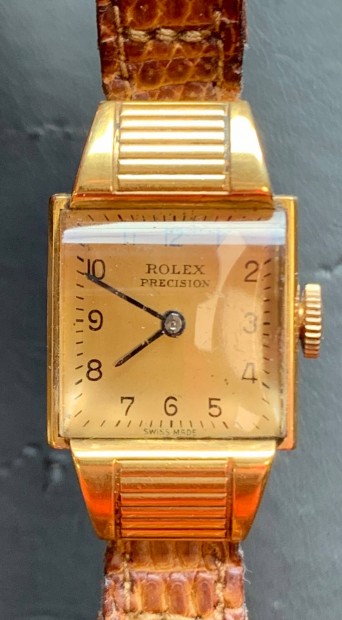 Rolex precision arany ni karra art deco