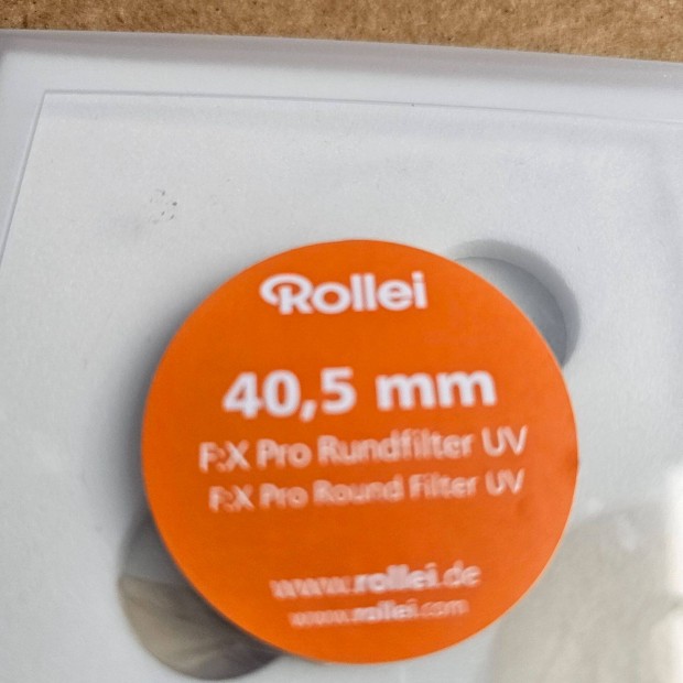 Rollei F:X Pro UV 40,5mm - UV szűrő új dobozos