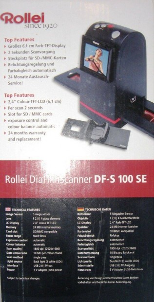 Rollei filmscenner DF-S 10 SE