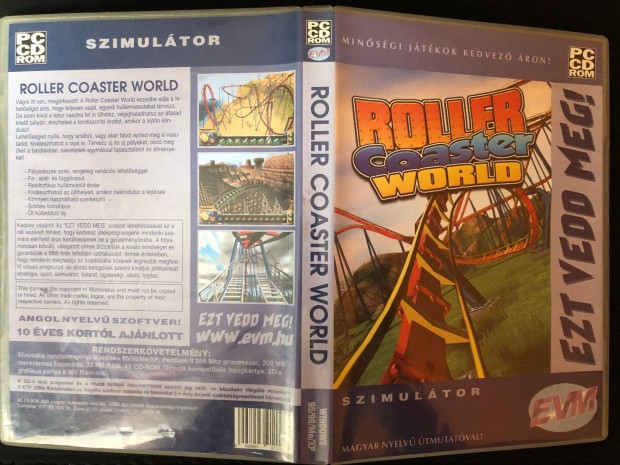 Roller Coaster World PC jtk (karcmentes, magyar nyelv tmutatval)