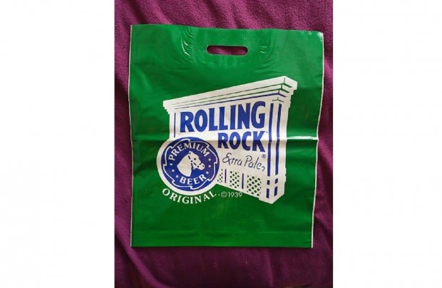 Rolling Rock (USA) amerikai sr retro reklm szatyor