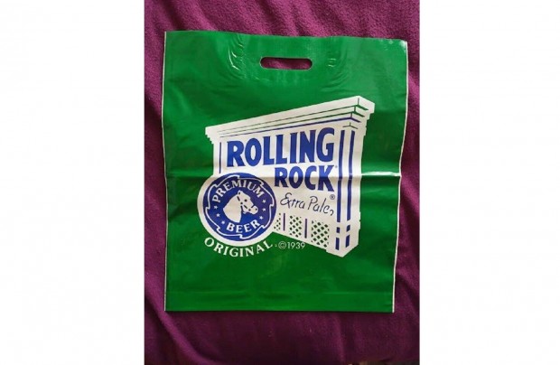Rolling Rock (USA) amerikai sr retro reklm szatyor