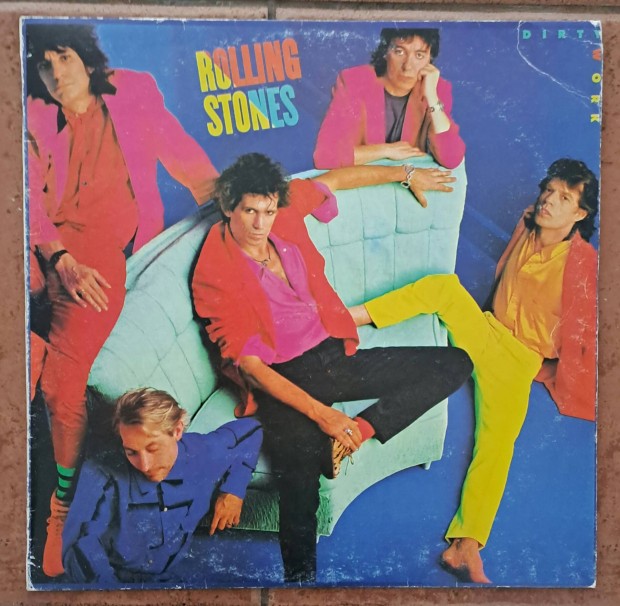 Rolling Stones: Dirty Work című bakelit lemez