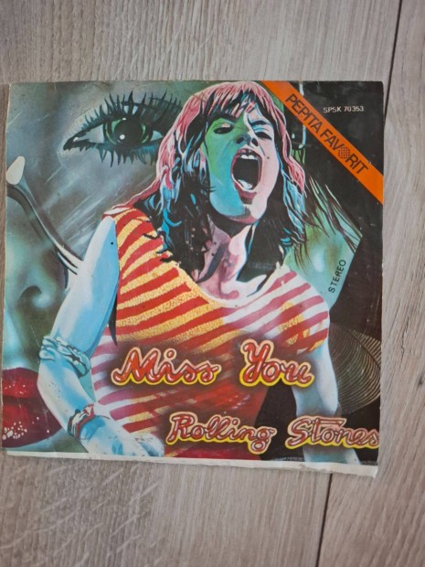 Rolling Stones bakelit kis lemez