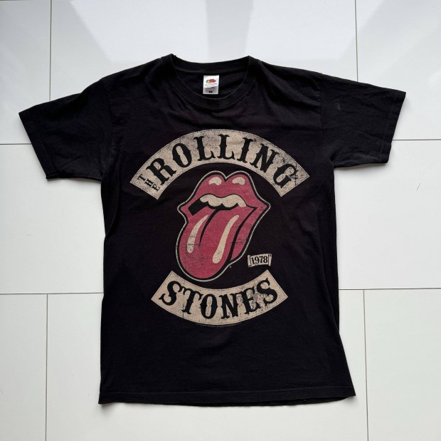 Rolling Stones fekete pl S