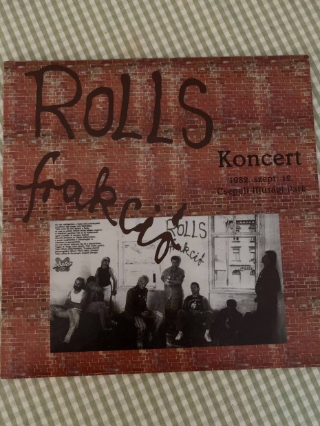 Rolls frakci - Koncert bakelit vinyl