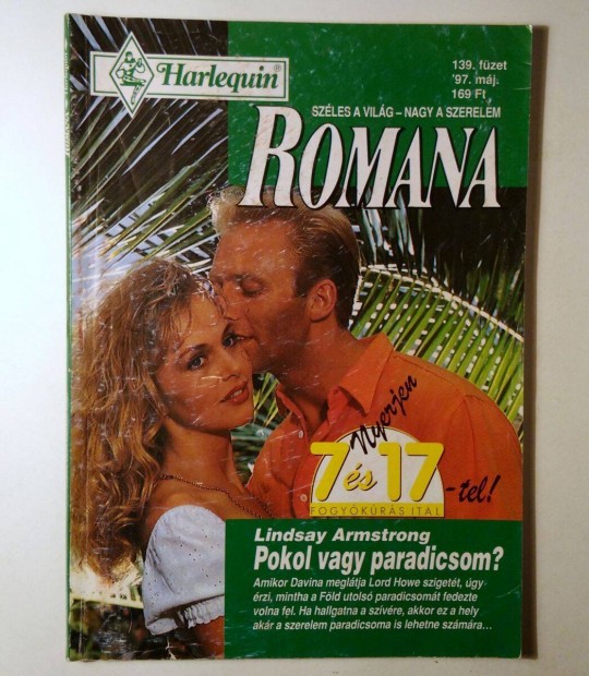 Romana 139. Pokol vagy Paradicsom? (Lindsay Armstrong) 6kp+tartalom