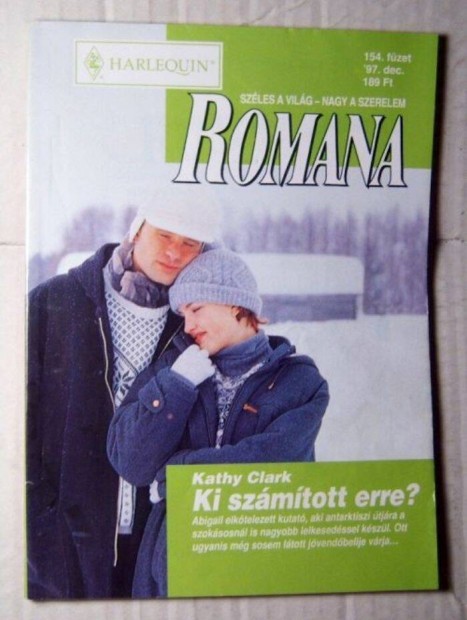 Romana 154. Ki Szmtott Erre (Kathy Clark) 1997 (romantikus)