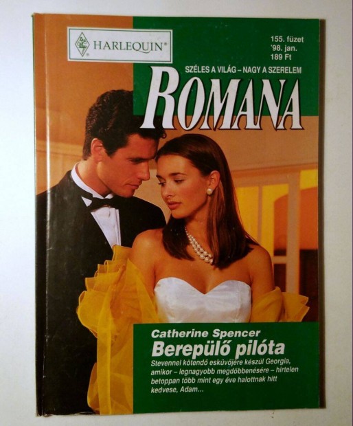 Romana 155. Berepl Pilta (Catherine Spencer) 1998 (6kp+tartalom)