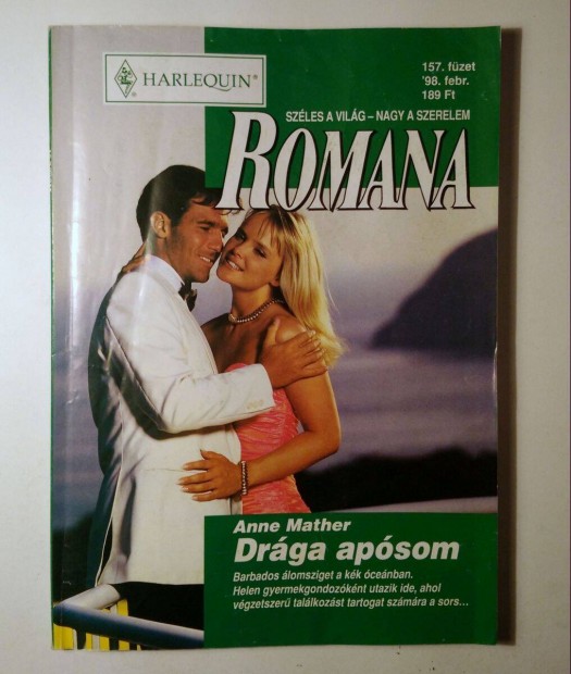 Romana 157. Drga Apsom (Anne Mather) 1998 (6kp+tartalom)