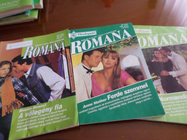 Romana 158 fzet Rene Roszel A vlegny fia 3 db egyben Romantikus