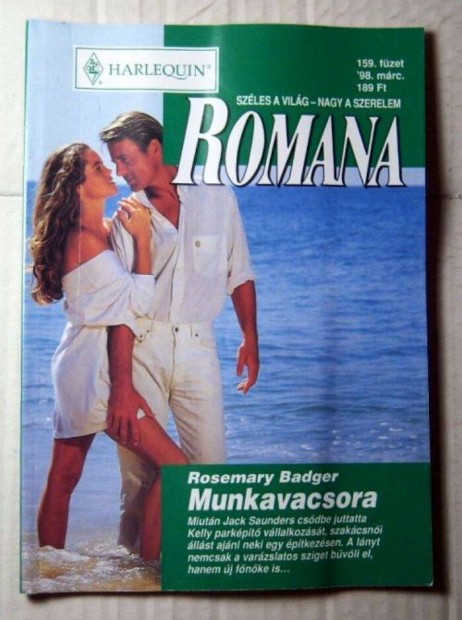 Romana 159. Munkavacsora (Rosemary Badger) 1998 (romantikus)