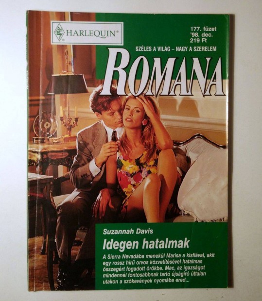 Romana 177. Idegen Hatalmak (Suzannah Davis) 1998 (6kp+tartalom)