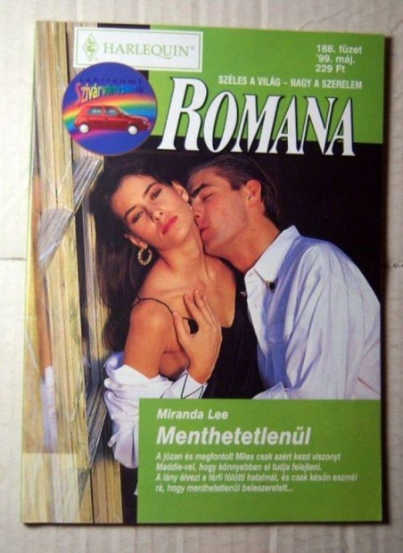 Romana 188. Menthetetlenl (Miranda Lee) 1999 (romantikus)