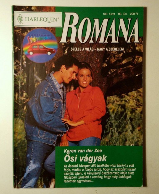 Romana 189. si Vgyak (Karen van der Zee) 1999 (6kp+tartalom)