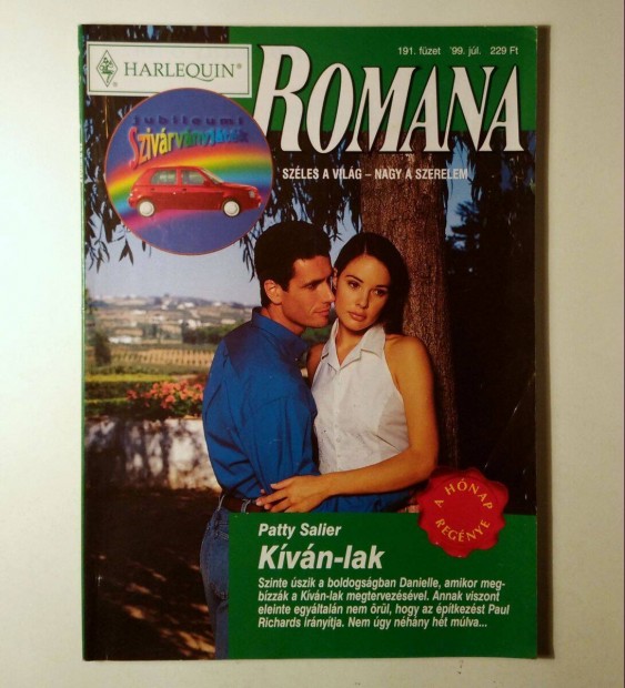 Romana 191. Kvn-lak (Patty Salier) 1999 (6kp+tartalom)