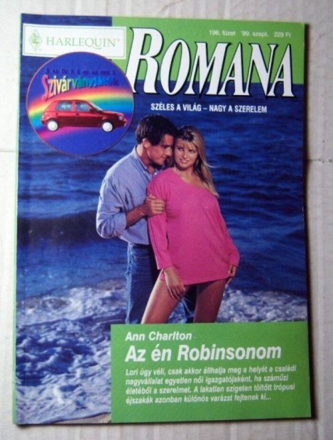 Romana 196. Az n Robinsonom (Ann Charlton) 1999 (romantikus)