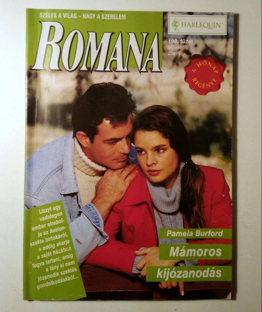 Romana 198. Mmoros Kijzanods (Pamela Burford) 1999 (6kp+tartalom)