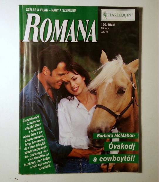 Romana 199. vakodj a Cowboytl! (Barbara Mcmahon) 1999 (6kp+tartalom