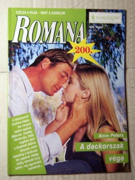 Romana 200. A Dackorszak Vge (Anne Peters) 1999 (romantikus)